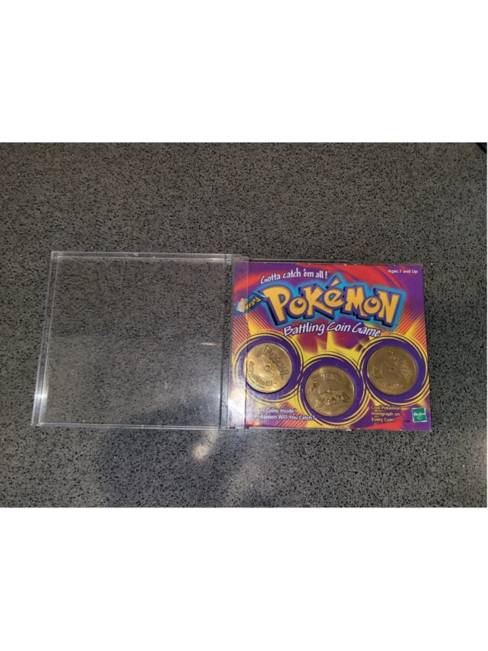 1999 Pokémon Battling Coin Game Set Hasbro Holographic Coins Complete Vintage